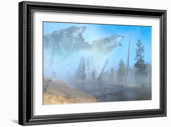 Spirits of Yellowstone-Gordon Semmens-Framed Photographic Print