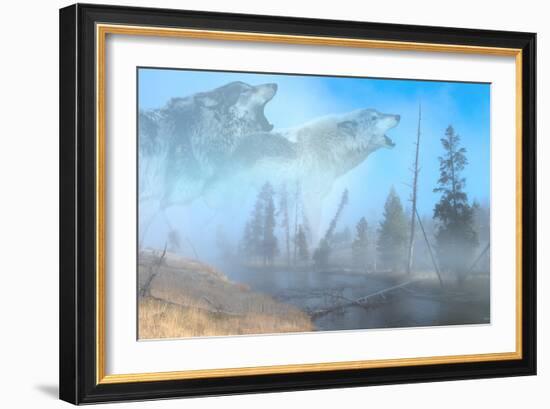 Spirits of Yellowstone-Gordon Semmens-Framed Photographic Print