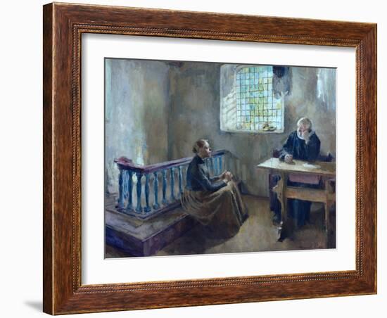 Spiritual guidance, 1892 by Harriet Backer-Harriet Backer-Framed Giclee Print