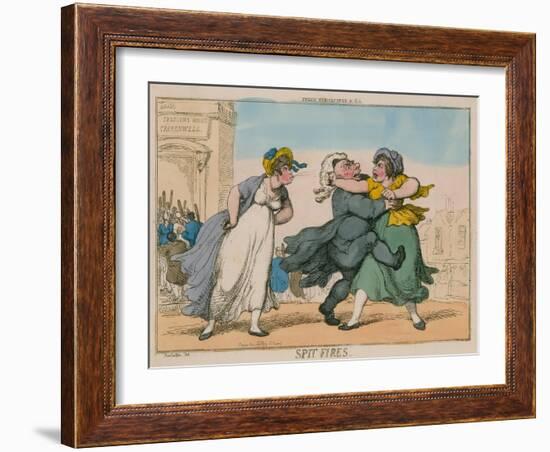 Spit Fires. Sessions House, Clerkenwell-Thomas Rowlandson-Framed Giclee Print