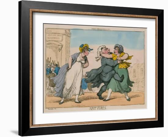 Spit Fires. Sessions House, Clerkenwell-Thomas Rowlandson-Framed Giclee Print