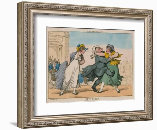 Spit Fires. Sessions House, Clerkenwell-Thomas Rowlandson-Framed Giclee Print