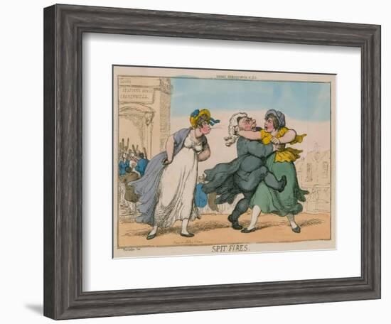 Spit Fires. Sessions House, Clerkenwell-Thomas Rowlandson-Framed Giclee Print