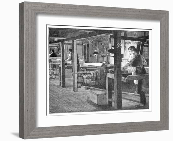 Spitalfields Silk Weavers, 1893-null-Framed Giclee Print