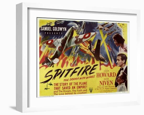 Spitfire, 1942-null-Framed Art Print