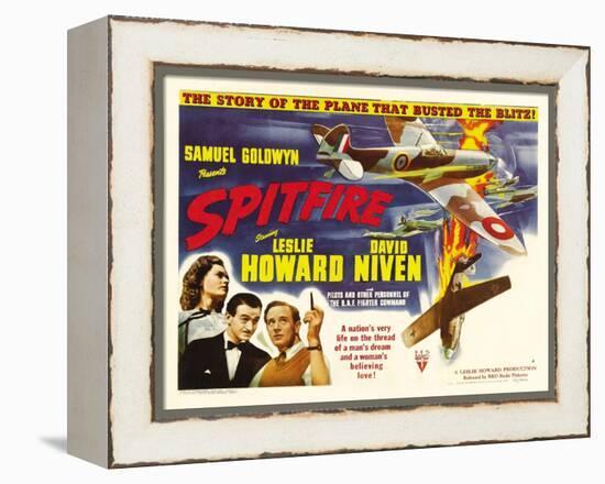 Spitfire, Rosamund John, David Niven, Leslie Howard, 1942-null-Framed Stretched Canvas