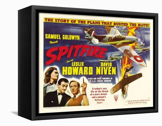 Spitfire, Rosamund John, David Niven, Leslie Howard, 1942-null-Framed Stretched Canvas