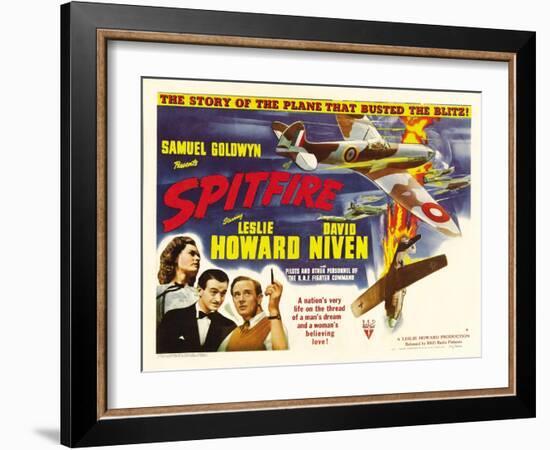 Spitfire, Rosamund John, David Niven, Leslie Howard, 1942-null-Framed Photo