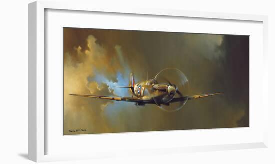 Spitfire-Barrie A F Clark-Framed Art Print