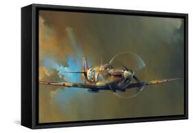 Spitfire-Barrie Clark-Framed Stretched Canvas