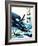 Spitfires in a Dogfight with German Messerschmitts-Gerry Wood-Framed Giclee Print