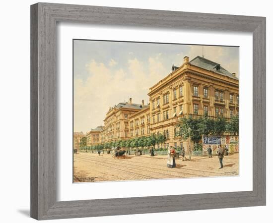 Spittalgasse in Vienna, 1904-Richard Redgrave-Framed Giclee Print