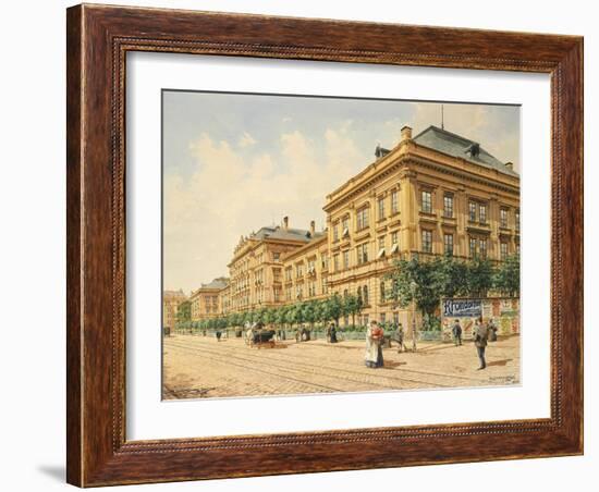 Spittalgasse in Vienna, 1904-Richard Redgrave-Framed Giclee Print