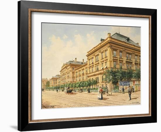 Spittalgasse in Vienna, 1904-Richard Redgrave-Framed Giclee Print