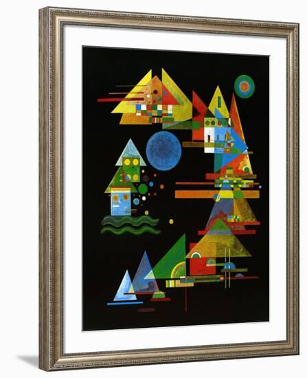 Spitze in Bogen, c.1927-Wassily Kandinsky-Framed Art Print