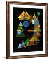 Spitze in Bogen, c.1927-Wassily Kandinsky-Framed Art Print
