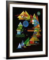 Spitze in Bogen, c.1927-Wassily Kandinsky-Framed Art Print