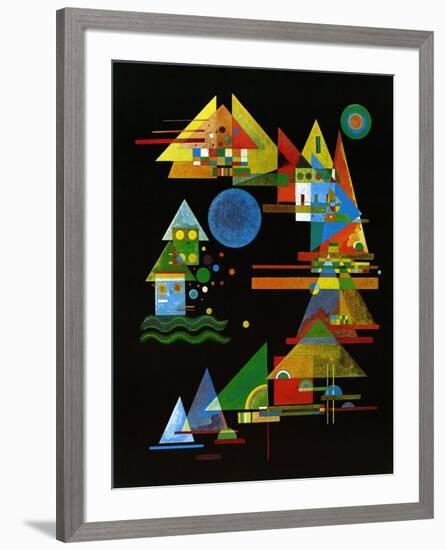 Spitze in Bogen, c.1927-Wassily Kandinsky-Framed Art Print