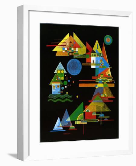 Spitze in Bogen, c.1927-Wassily Kandinsky-Framed Art Print