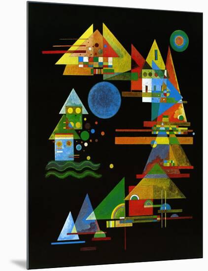 Spitze in Bogen, c.1927-Wassily Kandinsky-Mounted Art Print