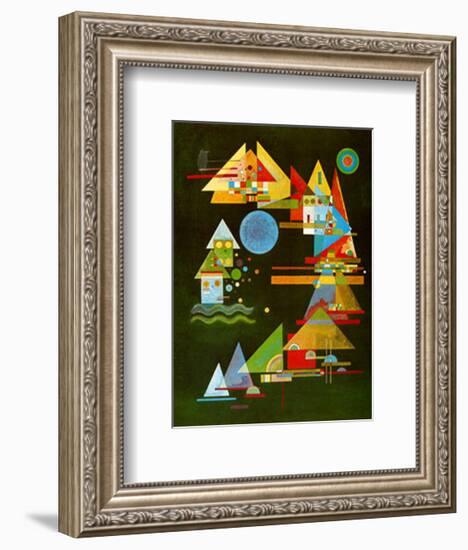 Spitzen In Bogen, c.1927-Wassily Kandinsky-Framed Art Print