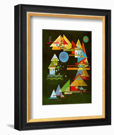 Spitzen In Bogen, c.1927-Wassily Kandinsky-Framed Art Print