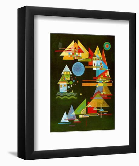 Spitzen In Bogen, c.1927-Wassily Kandinsky-Framed Art Print