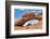 Spitzkoppe's natural rock arch, a granite inselberg, Namibia-Eric Baccega-Framed Photographic Print