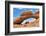 Spitzkoppe's natural rock arch, a granite inselberg, Namibia-Eric Baccega-Framed Photographic Print