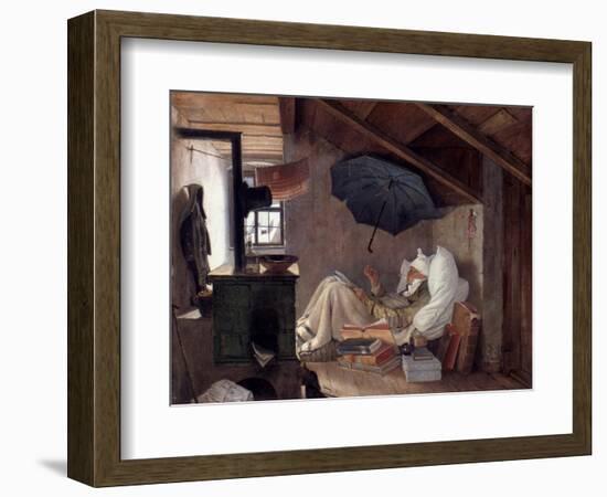 Spitzweg: Poor Poet, 1839-Carl Spitzweg-Framed Giclee Print