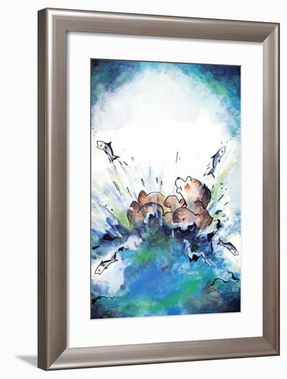 Splash Down - Jack & Jill-Edith Osborn Corbett-Framed Giclee Print