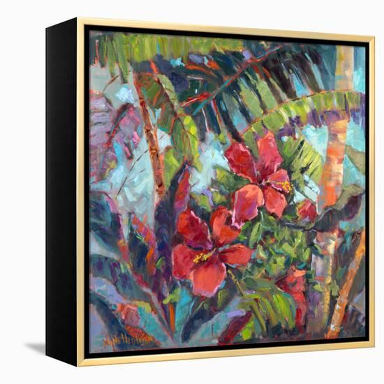 Splash of the Tropics II-Nanette Oleson-Framed Stretched Canvas