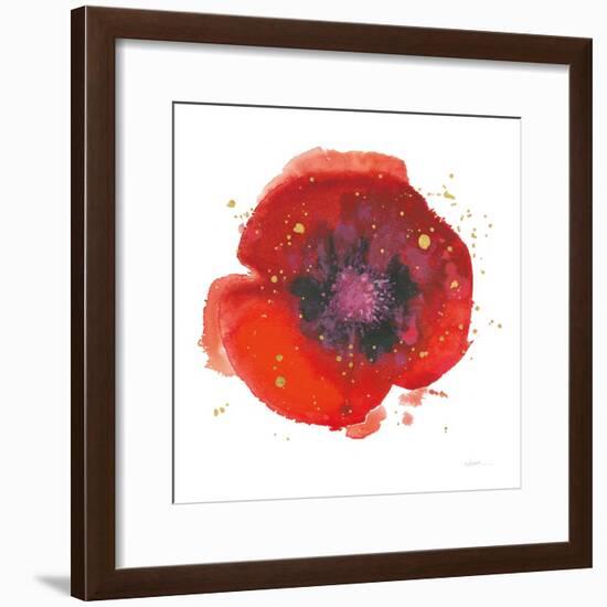 Splash V with Gold-Shirley Novak-Framed Art Print