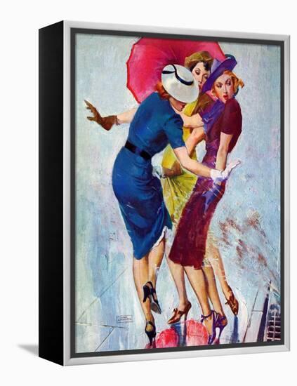 "Splashed,"May 20, 1939-John LaGatta-Framed Premier Image Canvas