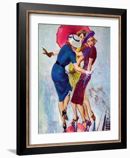 "Splashed,"May 20, 1939-John LaGatta-Framed Giclee Print