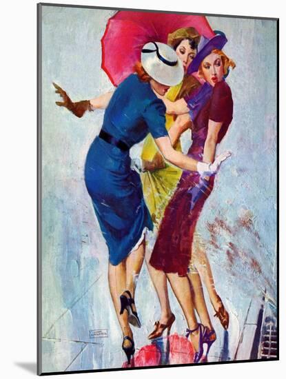 "Splashed,"May 20, 1939-John LaGatta-Mounted Giclee Print