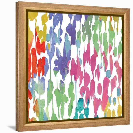 Splashes of Color II-Hugo Wild-Framed Stretched Canvas