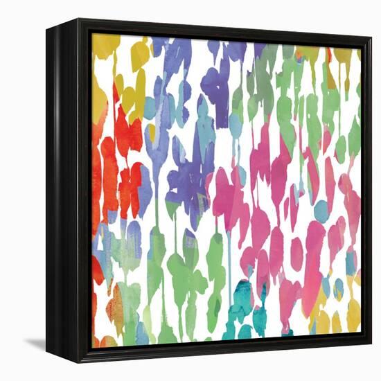 Splashes of Color II-Hugo Wild-Framed Stretched Canvas