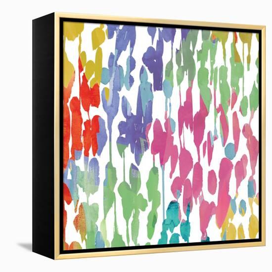 Splashes of Color II-Hugo Wild-Framed Stretched Canvas