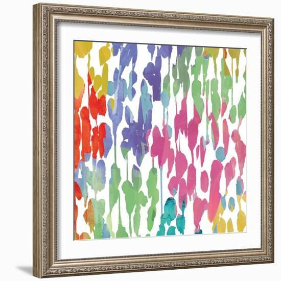 Splashes of Color II-Hugo Wild-Framed Art Print