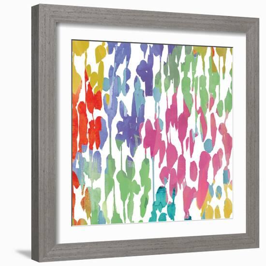 Splashes of Color II-Hugo Wild-Framed Art Print