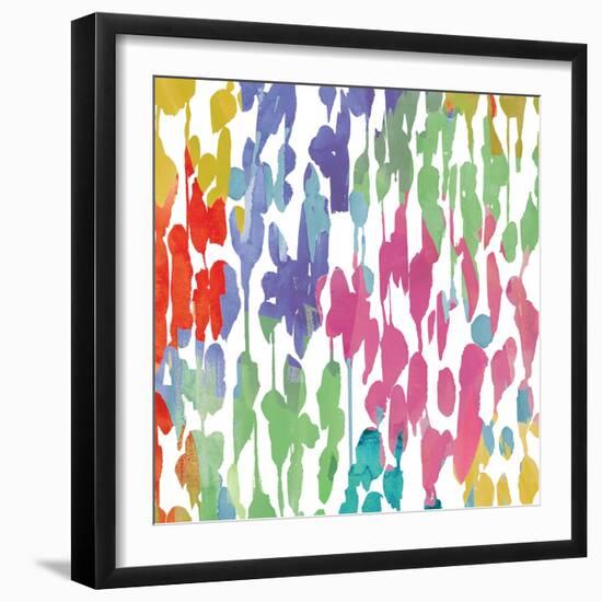 Splashes of Color II-Hugo Wild-Framed Art Print