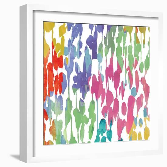 Splashes of Color II-Hugo Wild-Framed Art Print