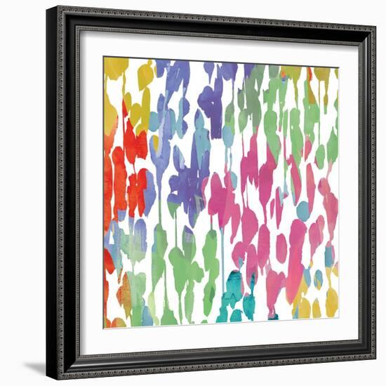 Splashes of Color II-Hugo Wild-Framed Art Print