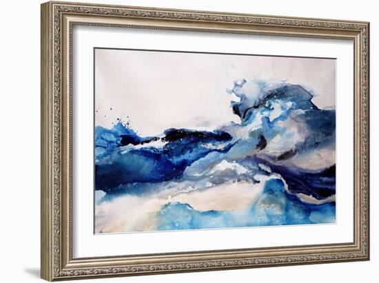 Splashing Across The Shore-Rikki Drotar-Framed Giclee Print