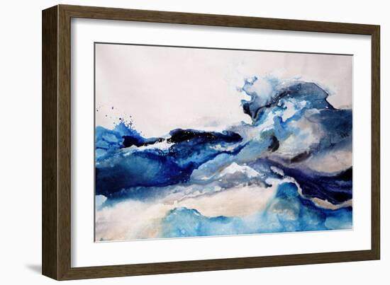 Splashing Across The Shore-Rikki Drotar-Framed Giclee Print