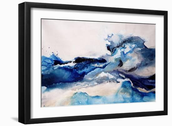 Splashing Across The Shore-Rikki Drotar-Framed Giclee Print