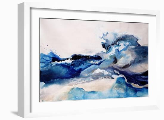 Splashing Across The Shore-Rikki Drotar-Framed Giclee Print