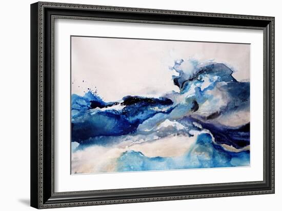 Splashing Across The Shore-Rikki Drotar-Framed Giclee Print