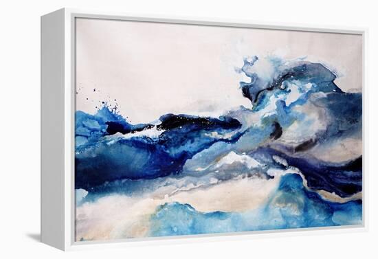 Splashing Across The Shore-Rikki Drotar-Framed Premier Image Canvas